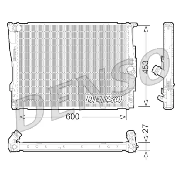 Hladnjak BMW 3 (E90) 316 i 90 kW 2007 - 2011 - Denso