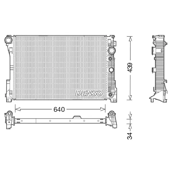 Hladnjak MERCEDES-BENZ E-CLASS (W212) E 350 225 kW 2011 - 2015 - Denso