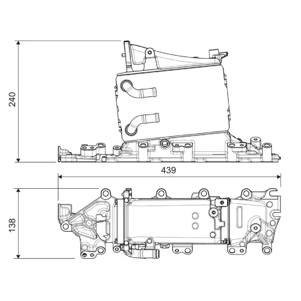 Interkuler VW GOLF VII karavan 2.0 TDI 4motion 110 kW 2013 - 2020 - Valeo